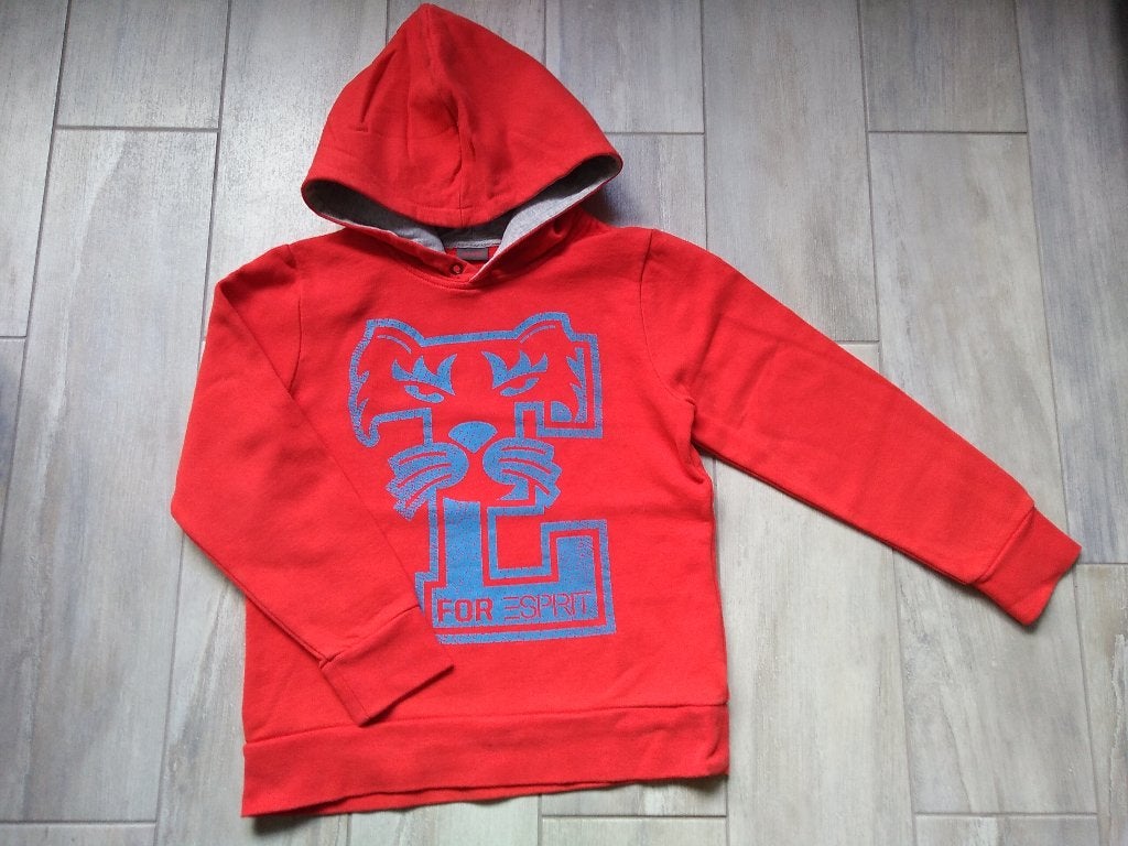 ★ M128/134 - Trui met kap Esprit, Kinderen en Baby's, Kinderkleding | Maat 128, Trui of Vest, Ophalen of Verzenden, Zo goed als nieuw