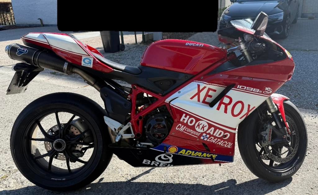 Ducati 1098 met termignoni uitlaten., Occasion, Plus de 35 kW, 2 cylindres, Particulier