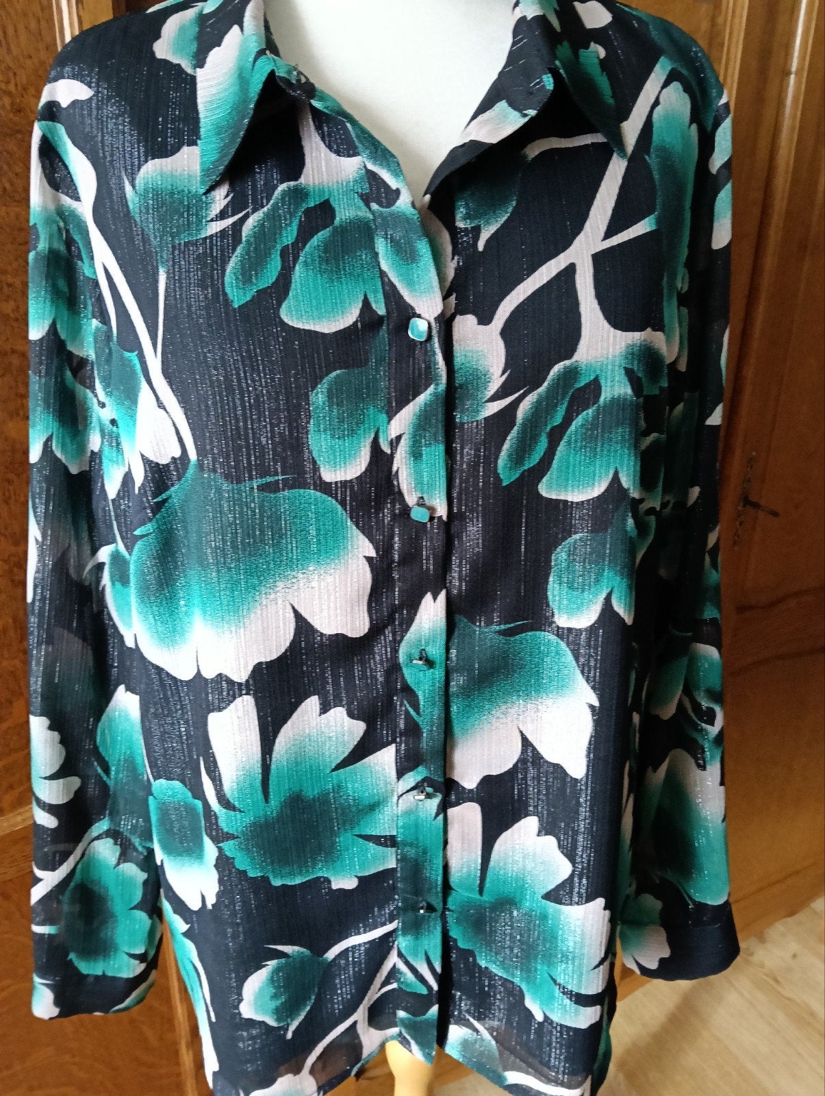 Modieuze blouse voor dit seizoen, Enlèvement ou Envoi, Multicolore, Claude Arielle, Taille 42/44 (L)