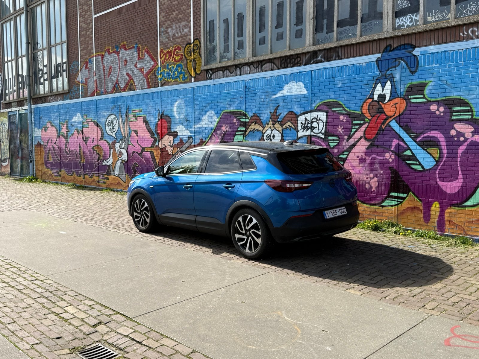 Prachtige en unieke opel grandland  x 2.0 diesel automaat, 4 cilinders, Blauw, Leder, 5 deurs