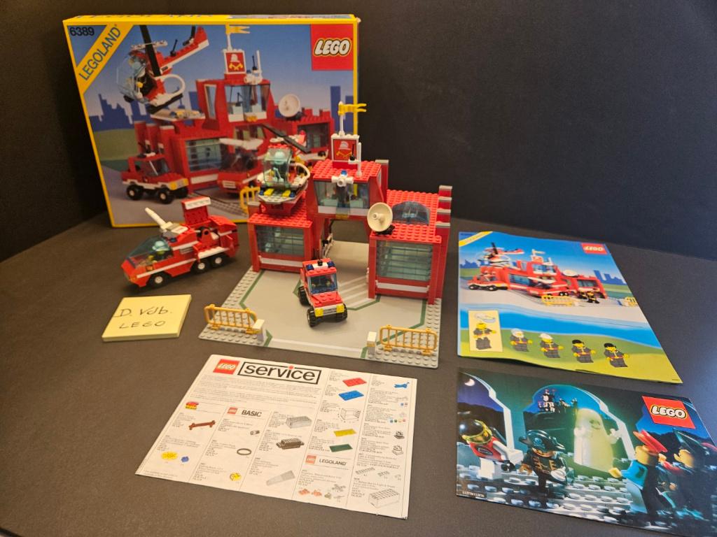 LEGO Classic Town 6389 Fire Control Center MET DOOS TOP !!!, Enlèvement ou Envoi, Lego, Ensemble complet, Comme neuf