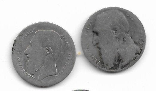 Belgique : 2 X 50 ct - artgent à moin que prix de l'argent, Envoi, Argent, Monnaie en vrac, Argent