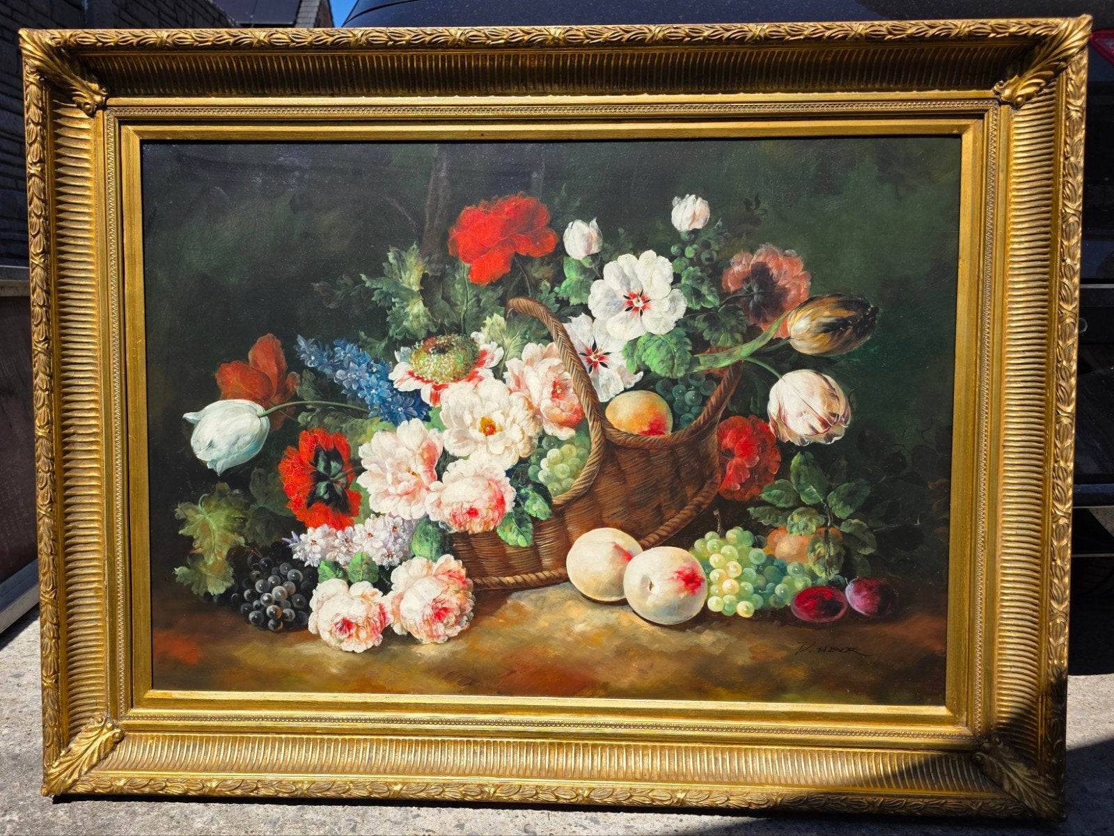 Stilleven, Antiek en Kunst, Kunst | Schilderijen | Klassiek, Doek, Gesigneerd, Olieverf, Klassiek