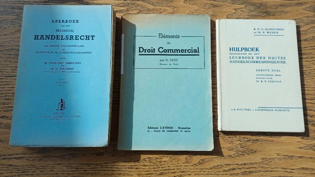 Droit commercial et correspondance commerciale allemande., Livres, Enlèvement ou Envoi, Utilisé