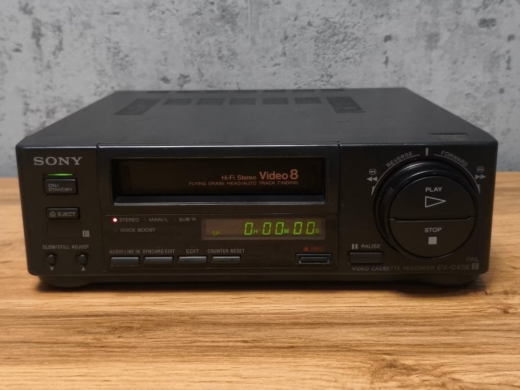 Sony EV-C45E Video8 videorecorder, Ophalen of Verzenden, Zo goed als nieuw, Overige typen