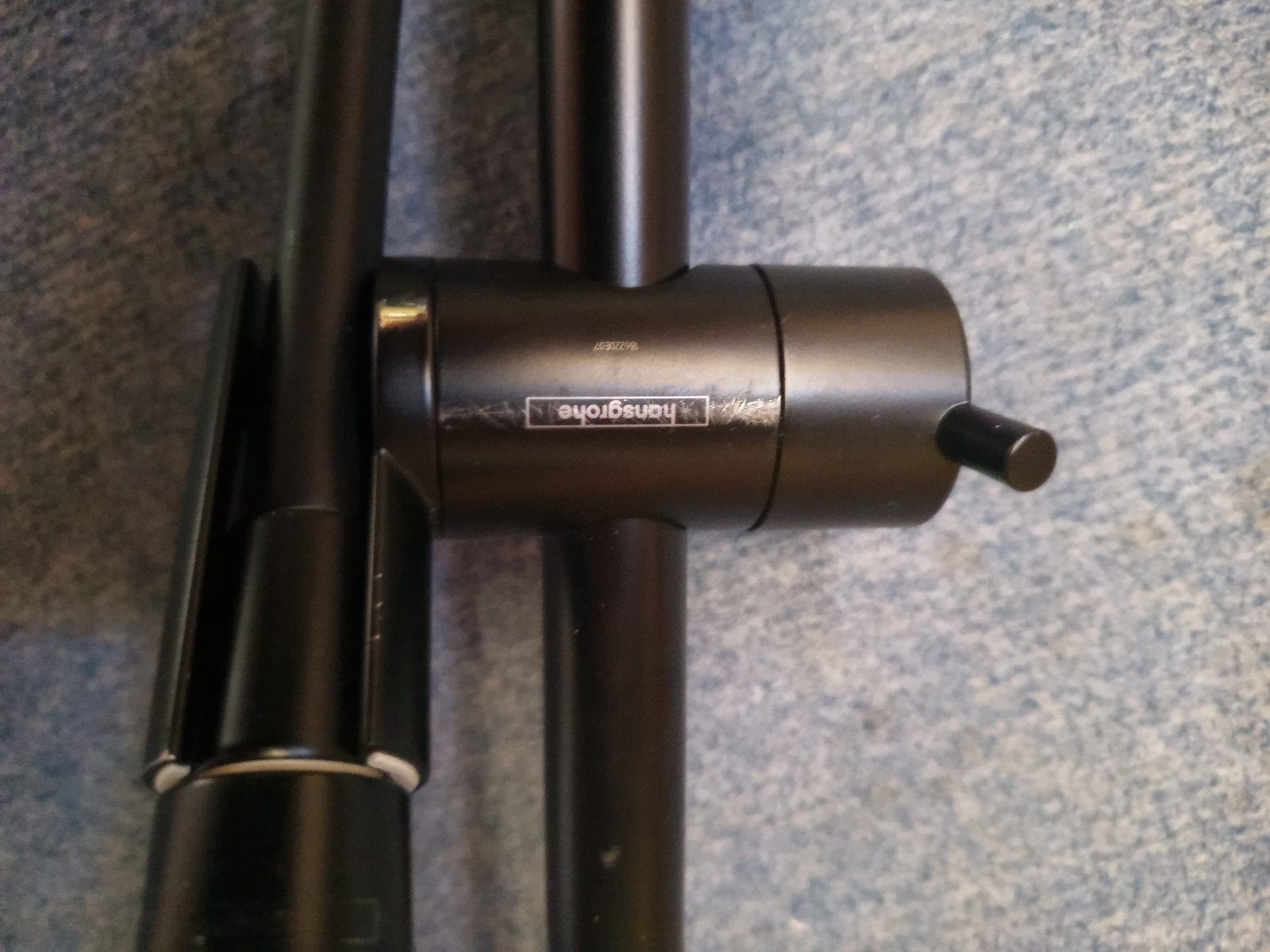 Colonne de douche thermostatique Hansgrohe Noir Mat, Doe-het-zelf en Bouw, Sanitair, Douche