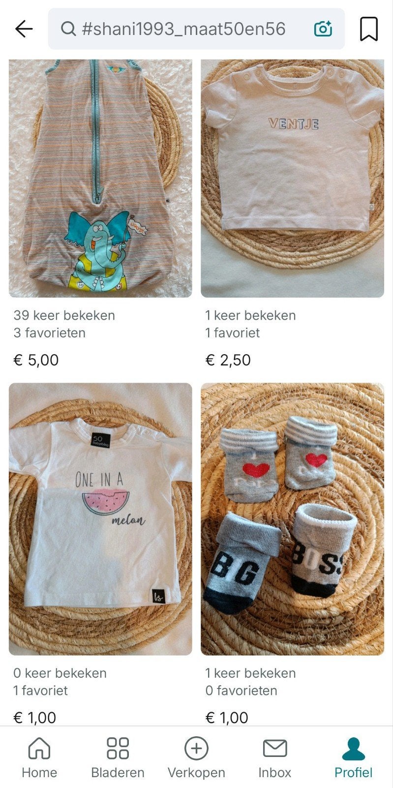 Jongenskleding maat 50/56, Enfants & Bébés, Vêtements de bébé | Taille 50, Enlèvement