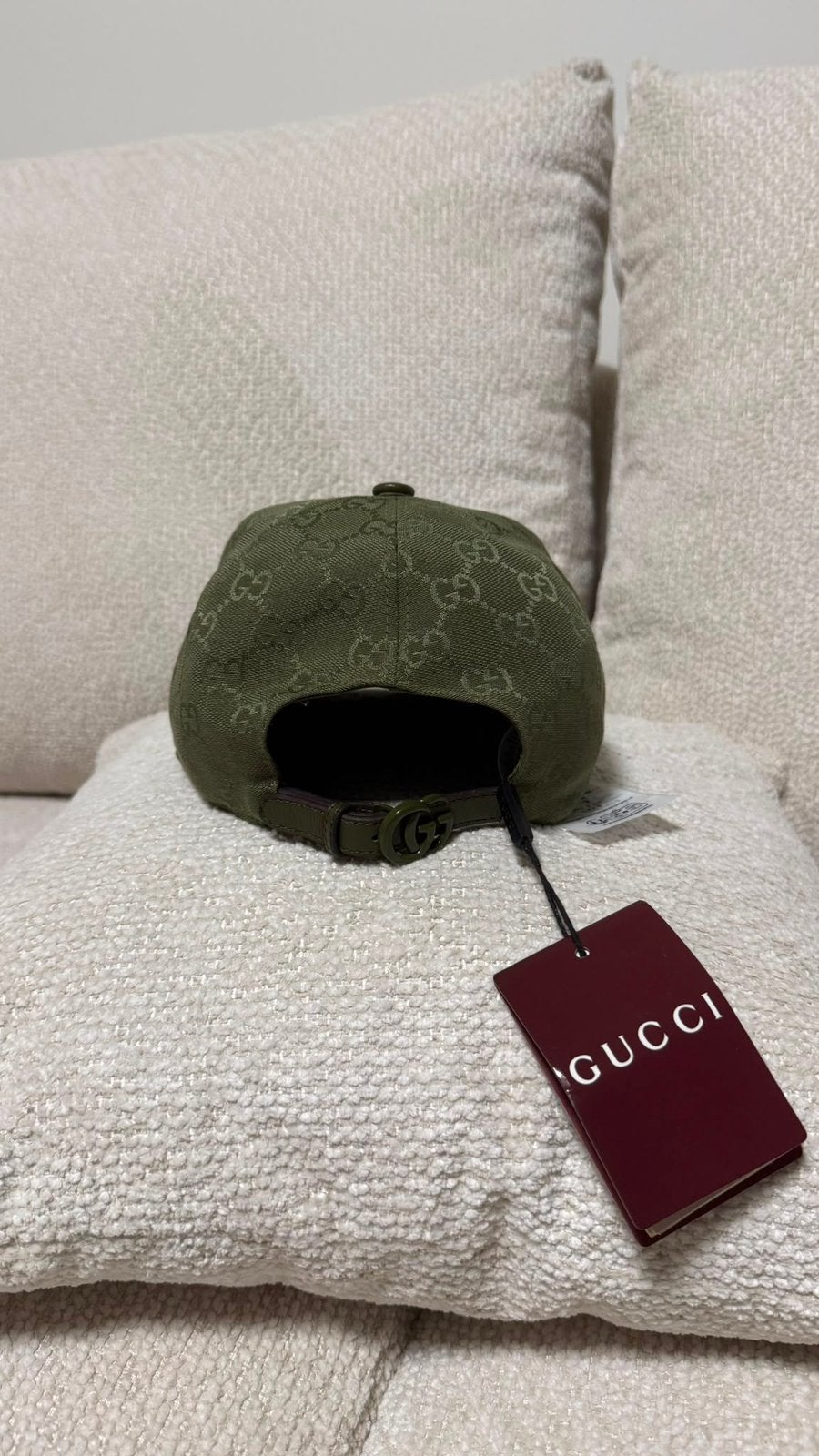 Gucci pet groen, Kleding | Heren, Hoeden en Petten, Ophalen of Verzenden, Nieuw, 57 cm (M, 7⅛ inch) of minder, Pet