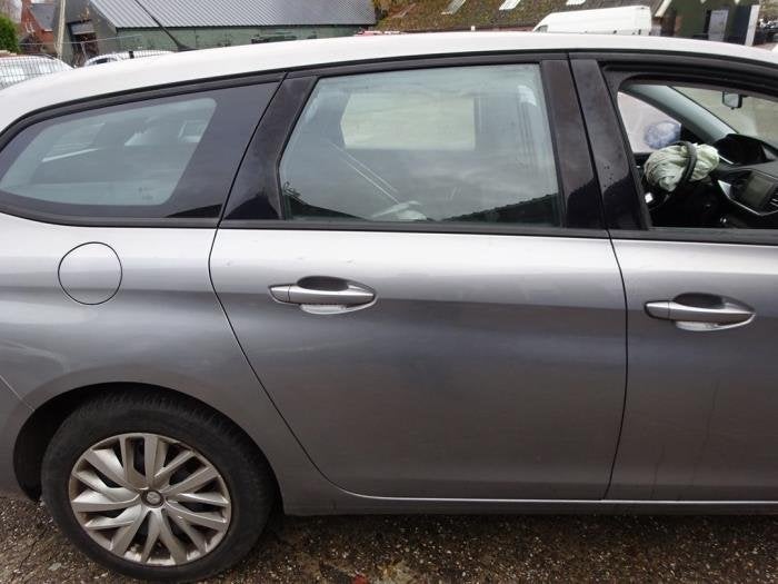Portière 4portes arrière droite d'un Peugeot 308 (KCA), -, 3 mois de garantie, Utilisé, Porte