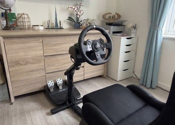 Volant Logitech G920 Racing + Playseat Evolution Black Sim, Enlèvement, Comme neuf, Autres types, Xbox One