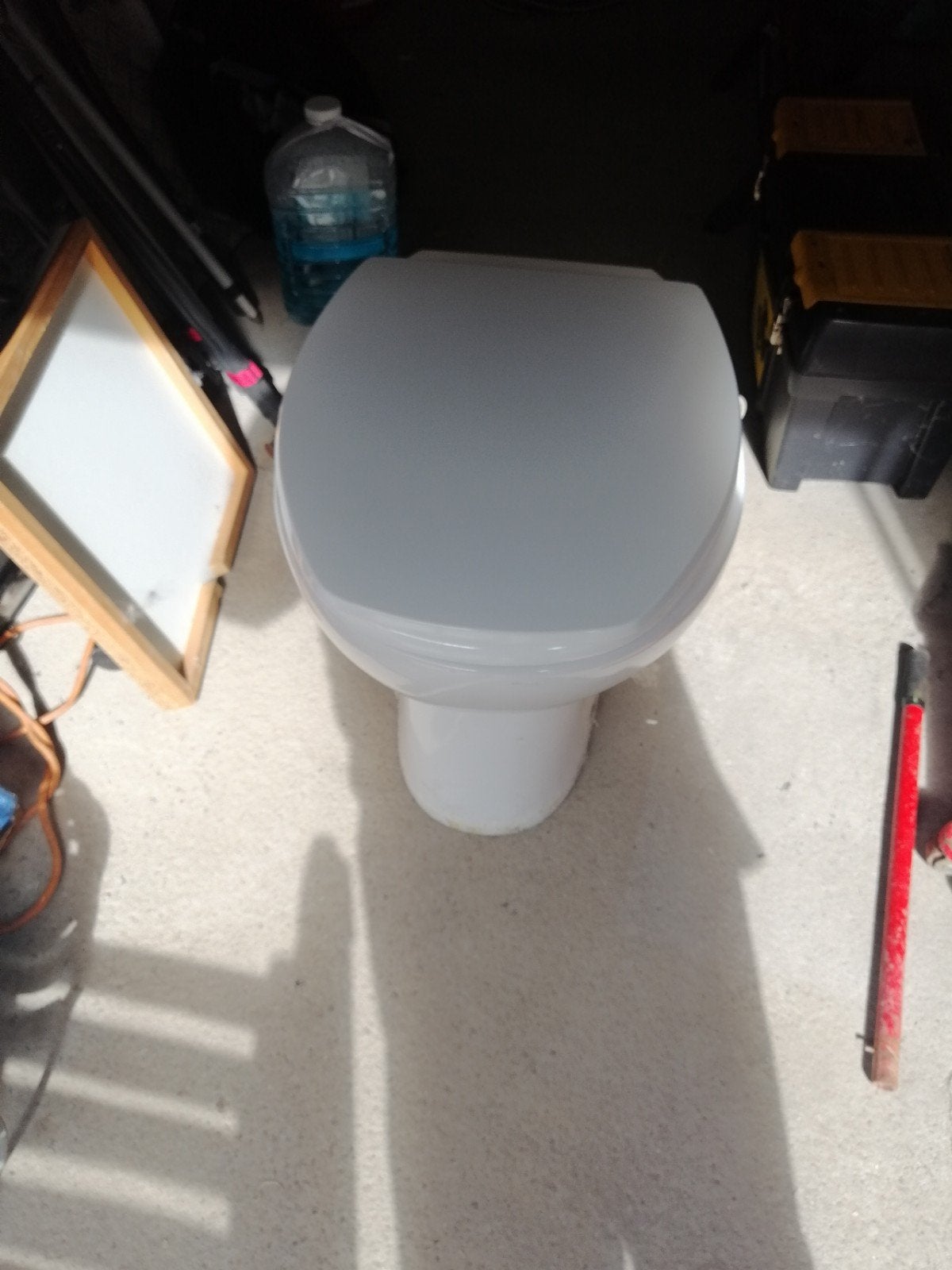 wc broyeur, Doe-het-zelf en Bouw, Sanitair, Ophalen, Zo goed als nieuw, Steen, Toilet