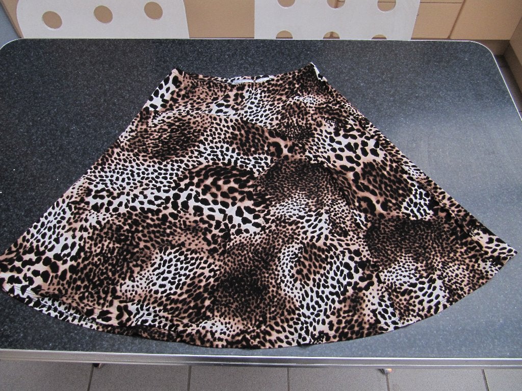 rok medium, bruintinten luipaard, A- lijn, Enlèvement ou Envoi, Porté, Taille 38/40 (M), Brun