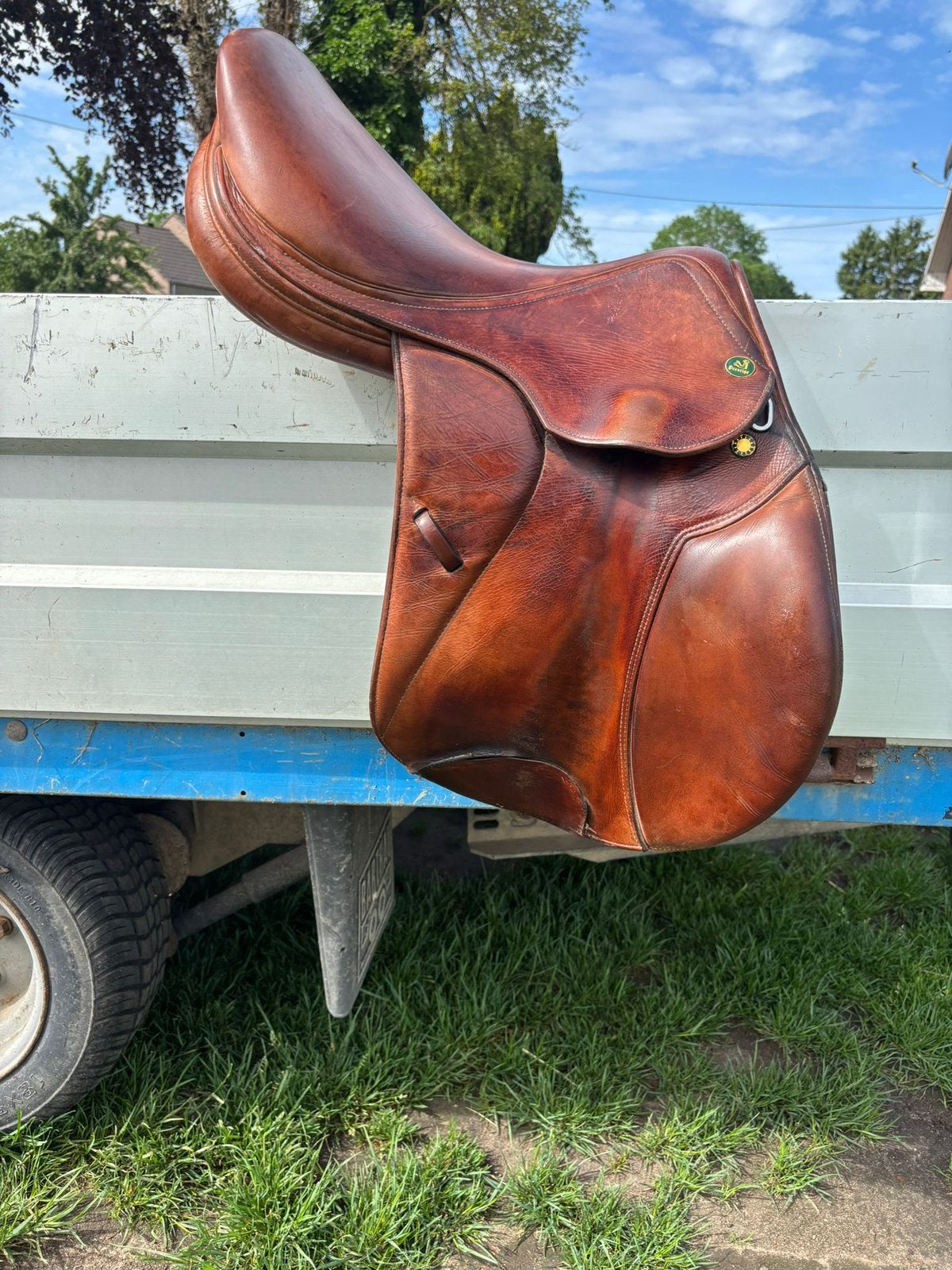 Prestige springzadel 17,5 inch, Dieren en Toebehoren, Ophalen, Prestige