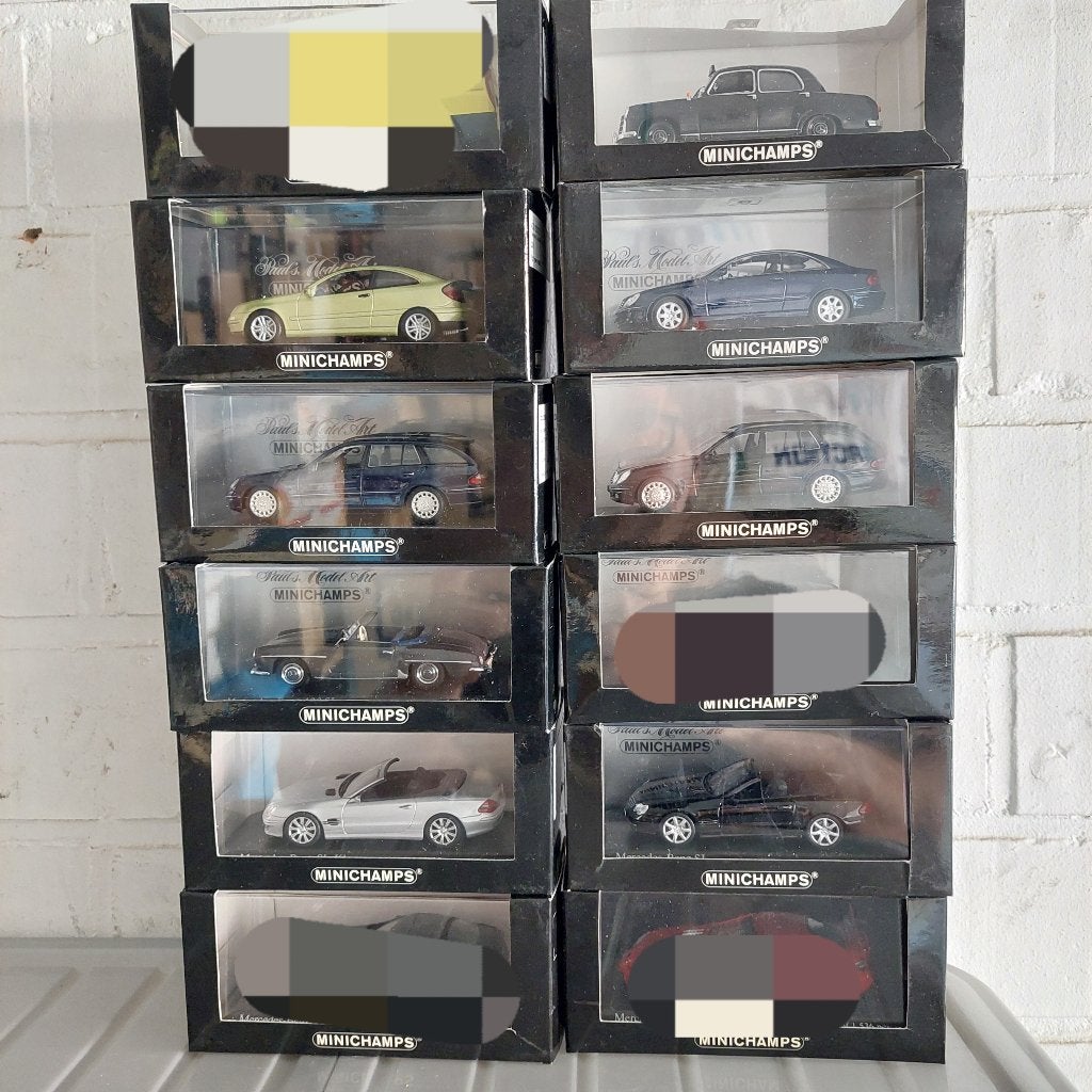 1/43 MINICHAMPS MERCEDES BENZ, Ophalen of Verzenden, Zo goed als nieuw, Auto, MiniChamps