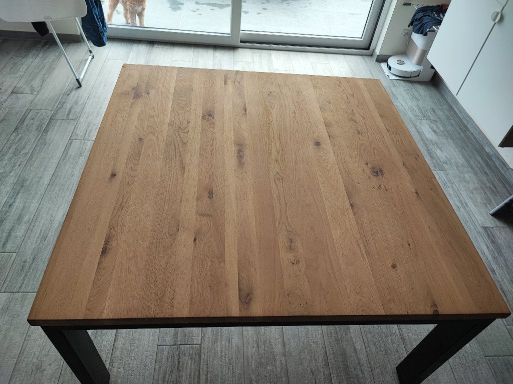 Eettafel, Ophalen, Vierkant, Zo goed als nieuw, Vijf personen of meer