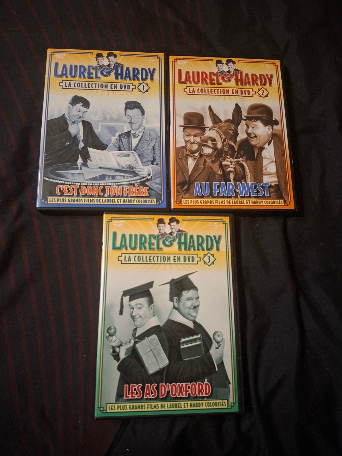 A vendre 3 dvd collection Laurel et Hardy, À partir de 6 ans, Comédie d'action, Enlèvement ou Envoi, Comme neuf