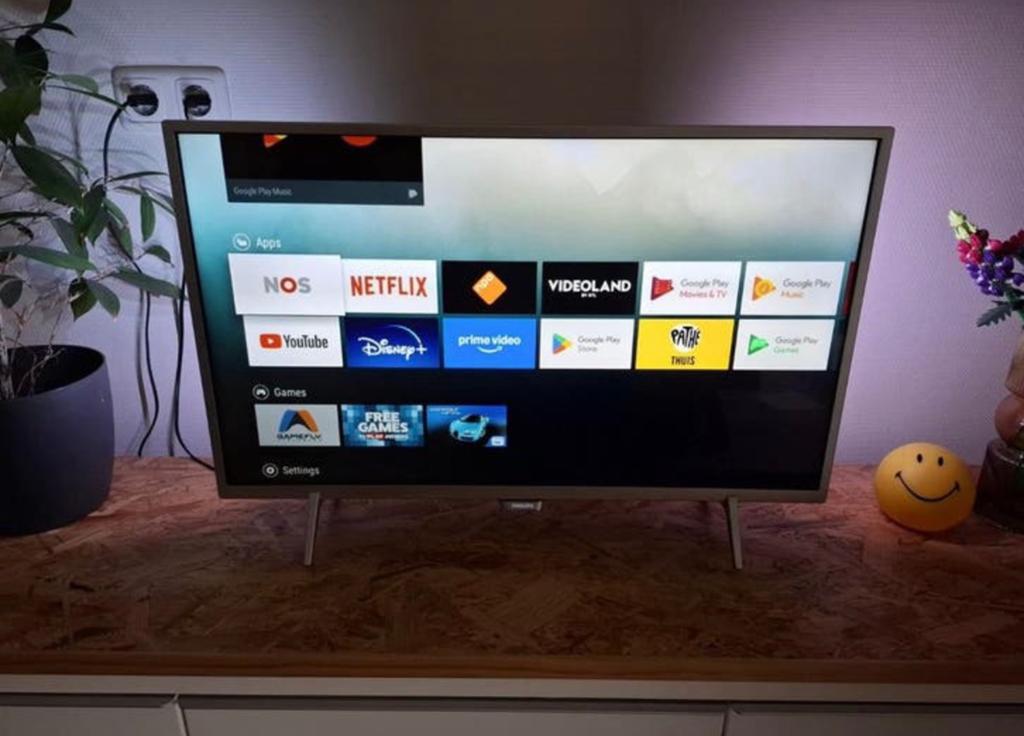 Philips – 32” Full HD Ambilight Smart TV, Audio, Tv en Foto, Ophalen, Zo goed als nieuw, Philips, Smart TV