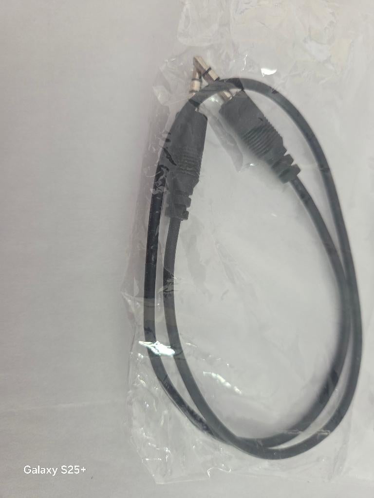 cable jack male vers jack male -50cm, Enlèvement, Neuf, Moins de 2 mètres, Autres câbles