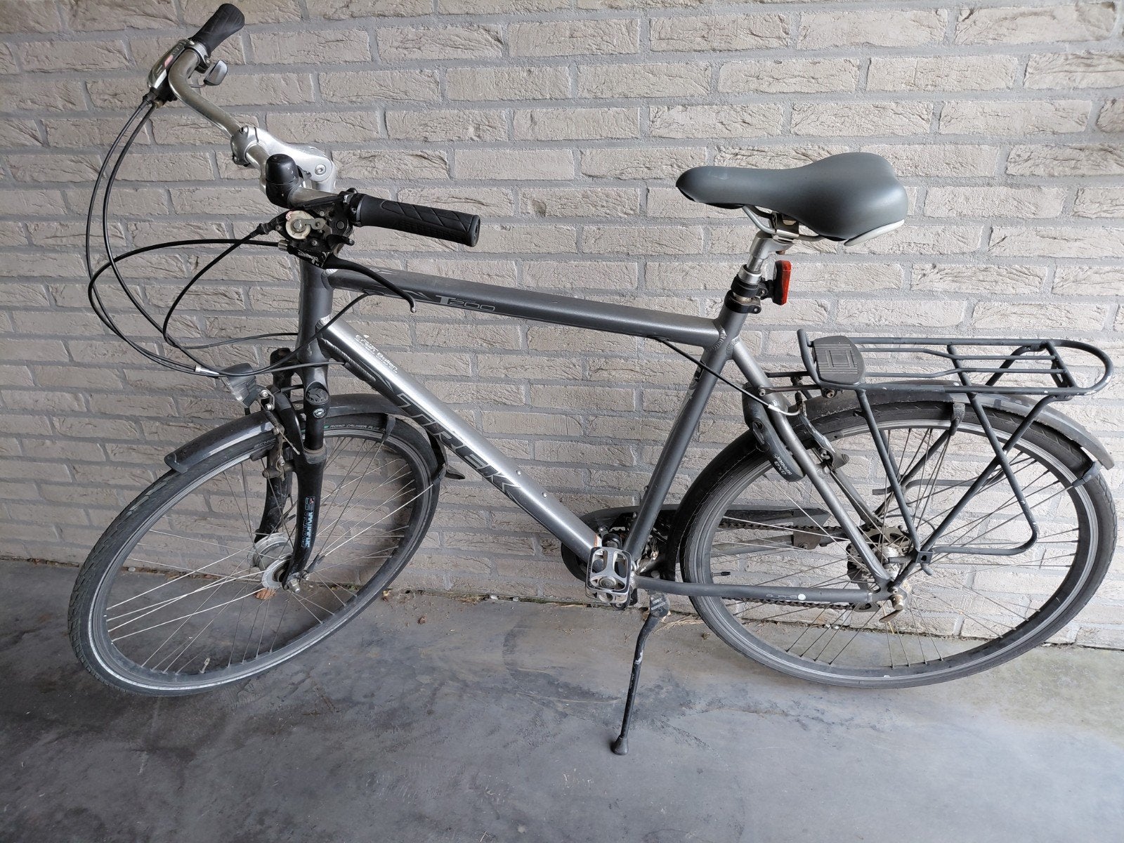 trek heren fiets, Ophalen