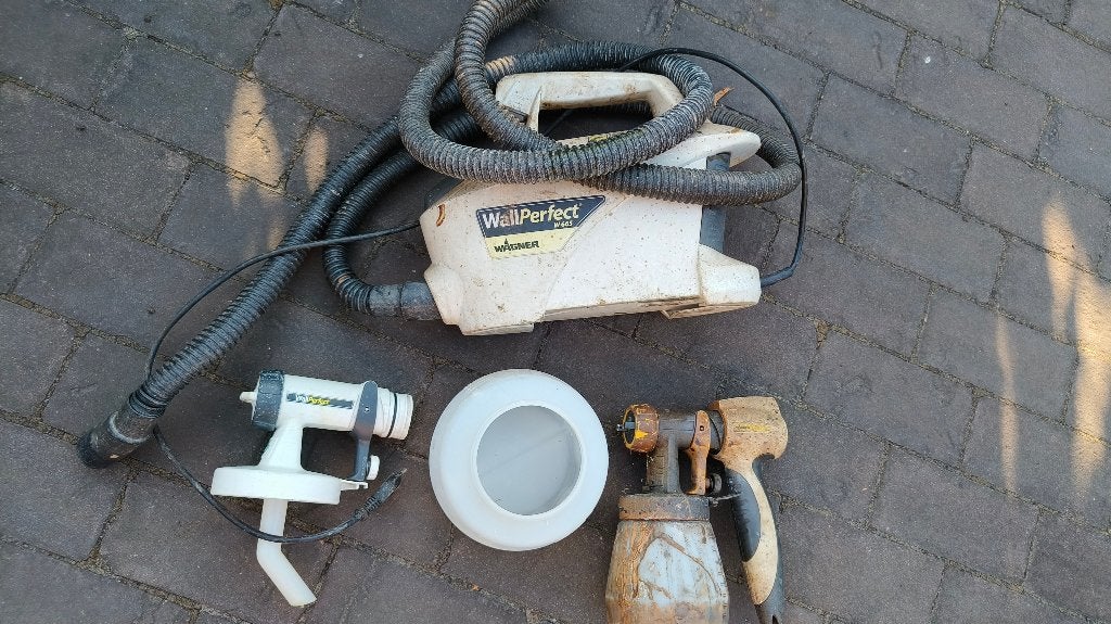 Verfspuitmachine Wagner, Doe-het-zelf en Bouw, Schildersmaterialen, Ophalen, Gebruikt, Verfspuit of Verfpomp