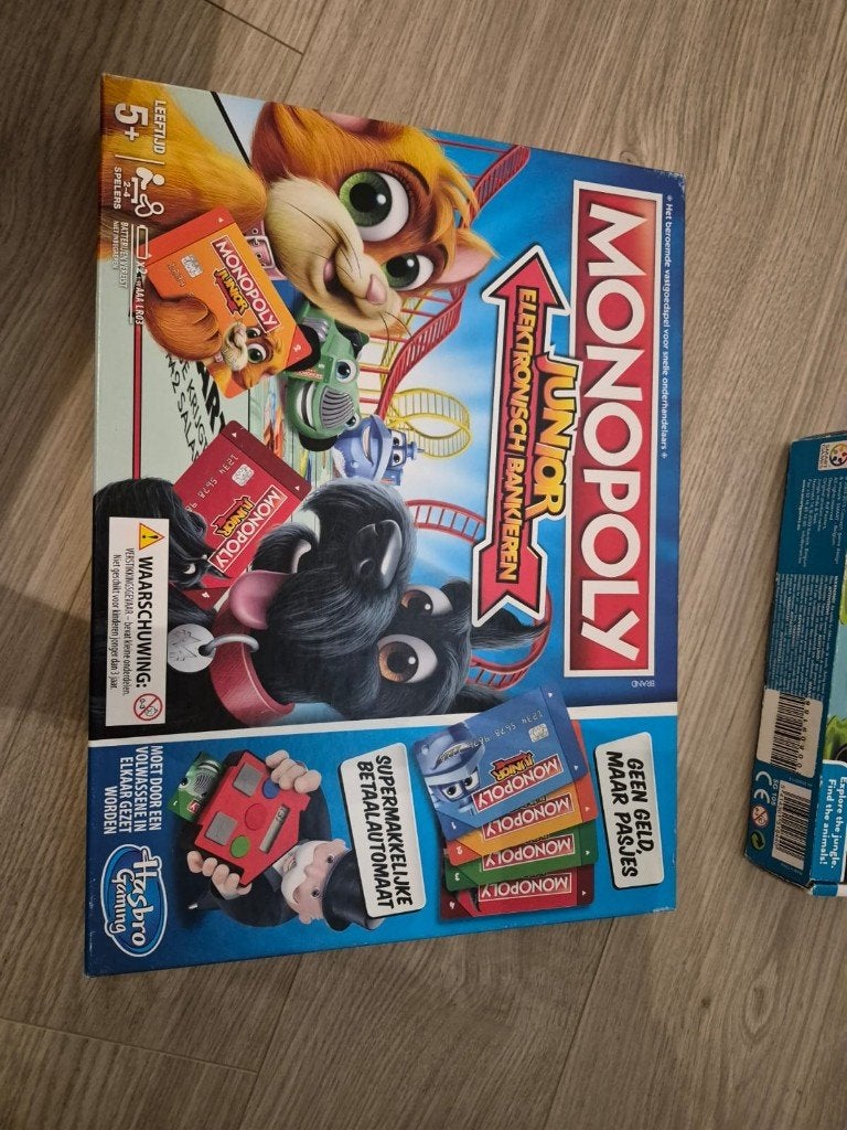 Monopoly Junior, Ophalen, Zo goed als nieuw, Hasbro gaming