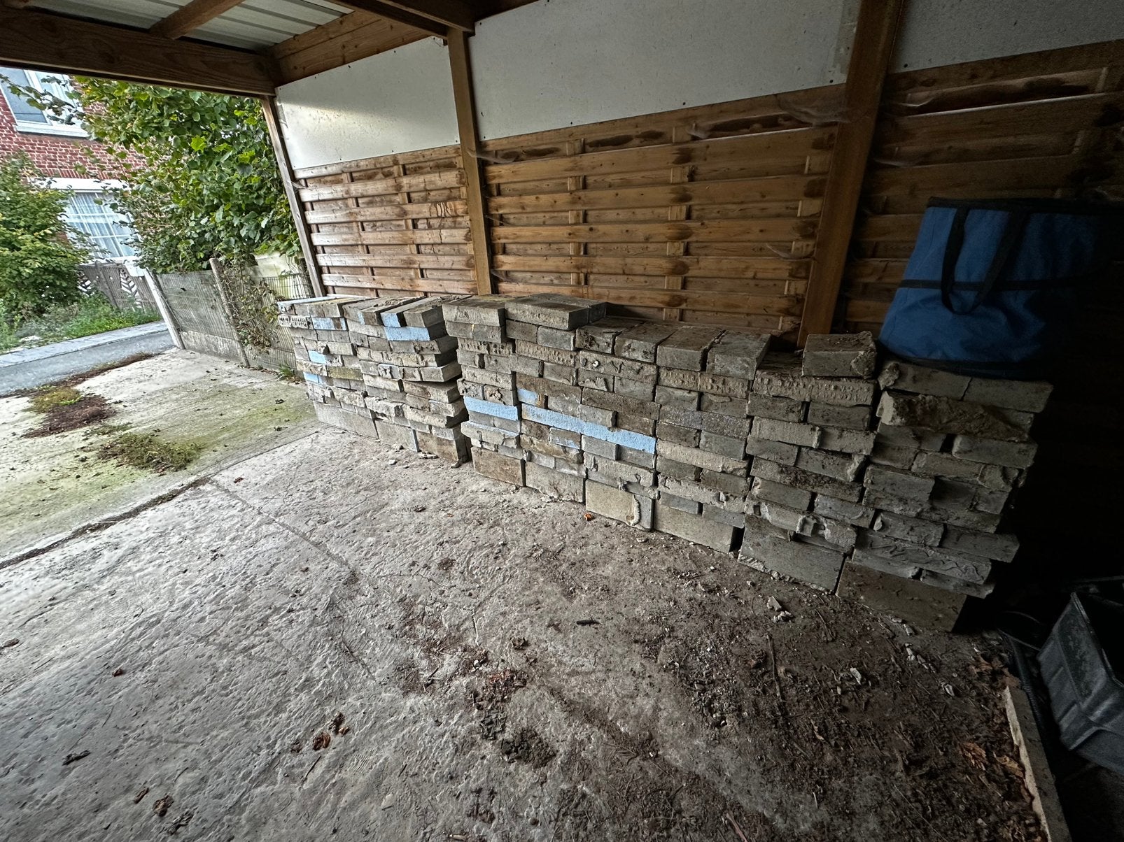 Betonblokken - GRATIS - 38cmx18cmx9cm, Tuin en Terras, Ophalen, Zo goed als nieuw