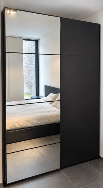 Garde-robe PAX portes coulissantes miroir, 200 cm ou plus, Comme neuf, Enlèvement, 200 cm ou plus