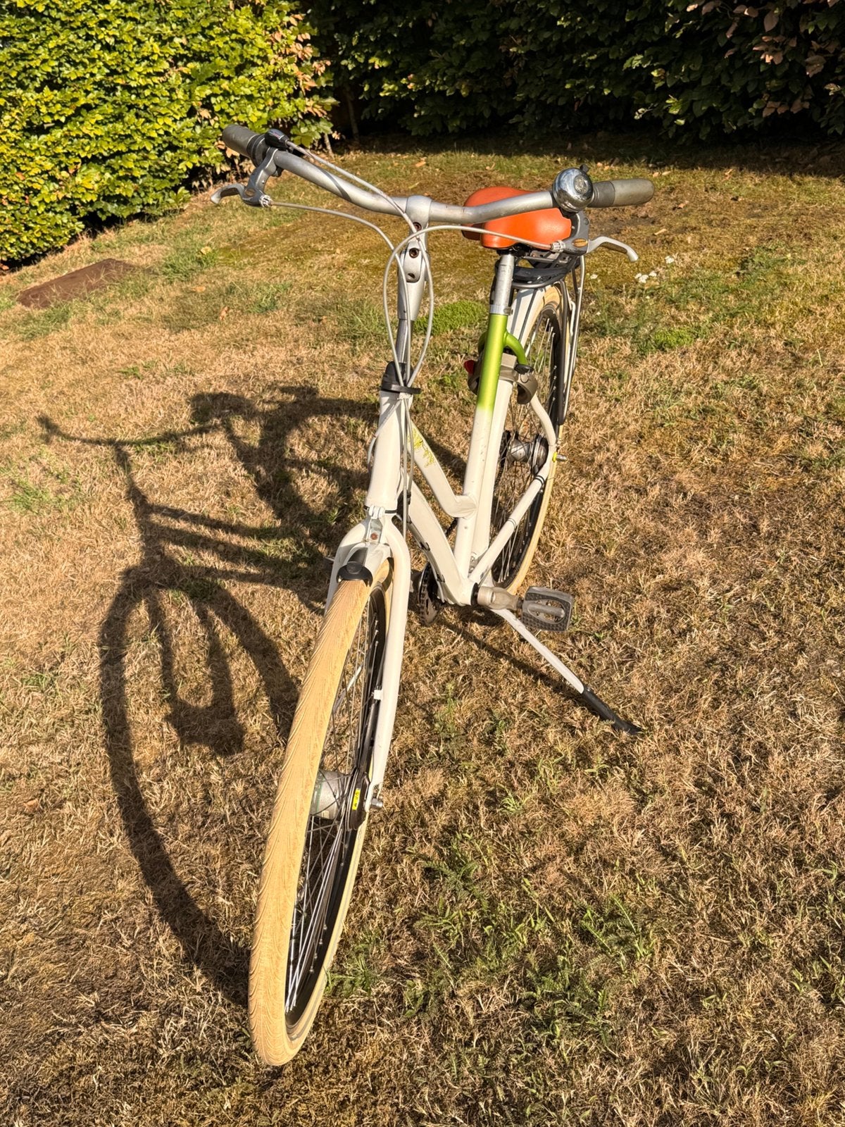 Gazelle dames fiets wit, Fietsen en Brommers, Ophalen, Gebruikt, Gazelle, Versnellingen