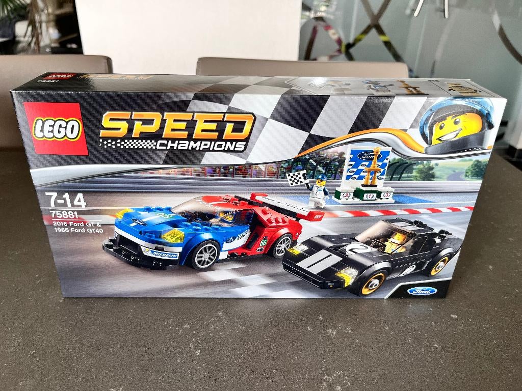 75881 LEGO Speed Champions 2016 Ford GT & 1966 Ford GT40, Ophalen, Lego, Nieuw, Speed Champions