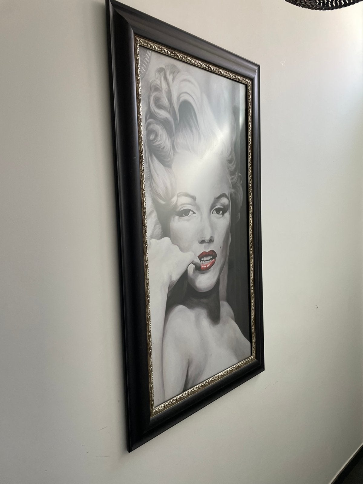 Prachtige grote luxe kader met Marilyn Monroe ., Verzamelen, Ophalen, Zo goed als nieuw, Film, Poster