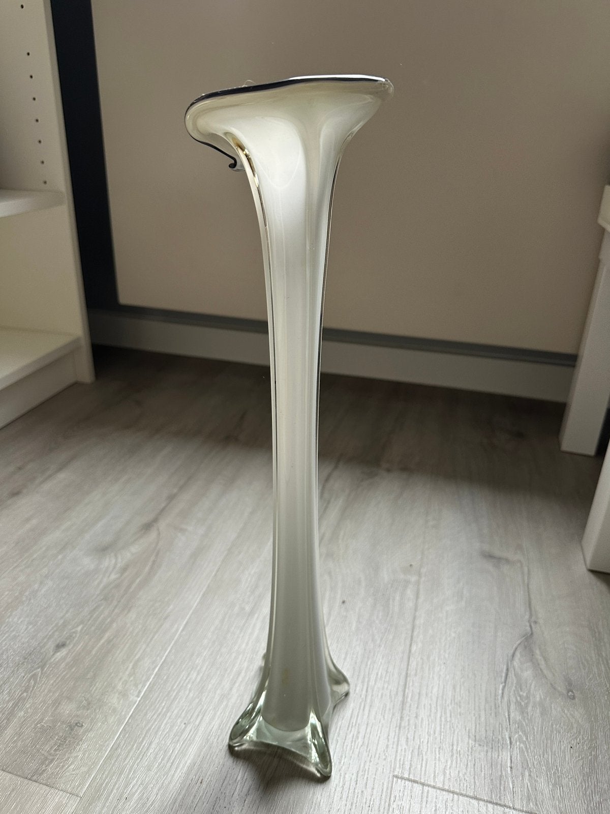Vaas, Maison & Meubles, Gris, 45 cm, Comme neuf, Verre