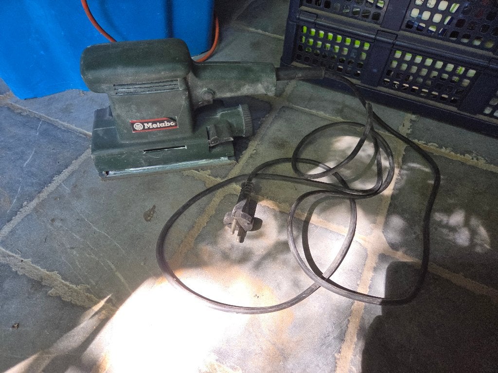 metabo vlak schuurmachine S-221, Bricolage & Construction, Outillage | Ponceuses, Enlèvement ou Envoi, Utilisé, Moins de 600 watts