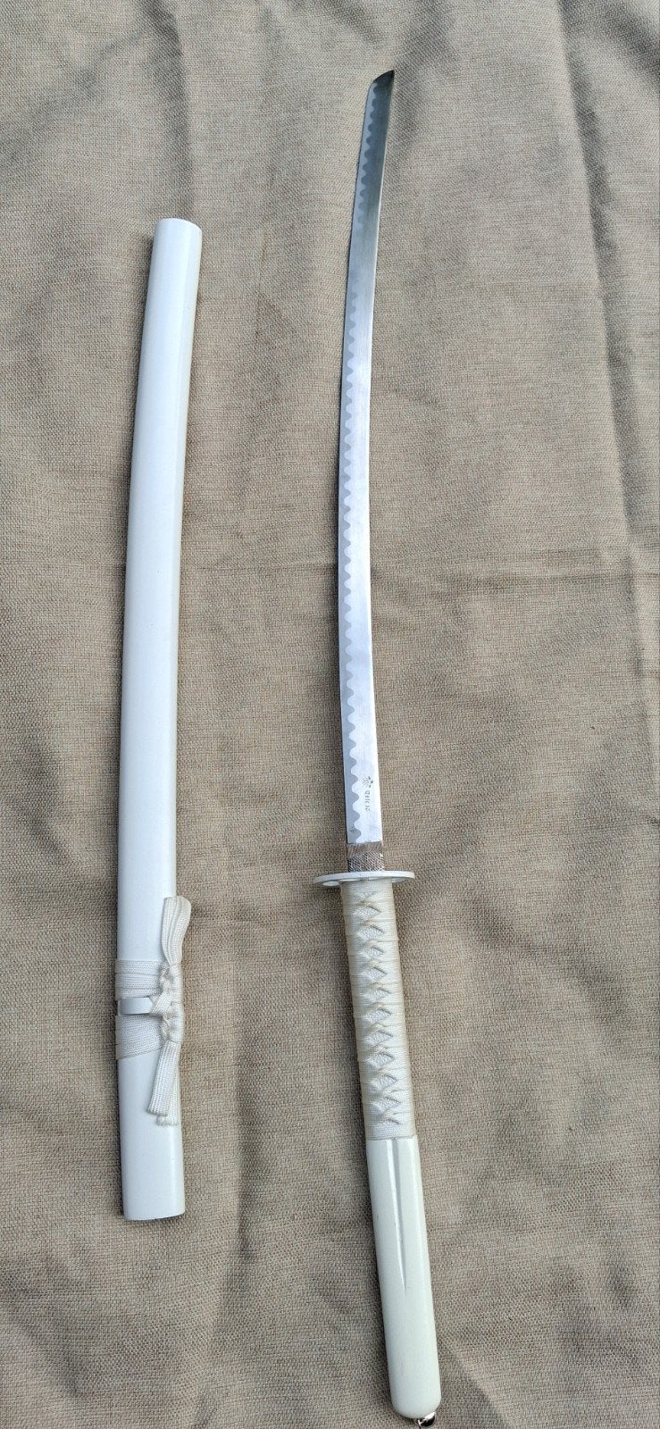 Grote witte katana of samoeraizwaard, Collections, Objets militaires | Général, Enlèvement ou Envoi