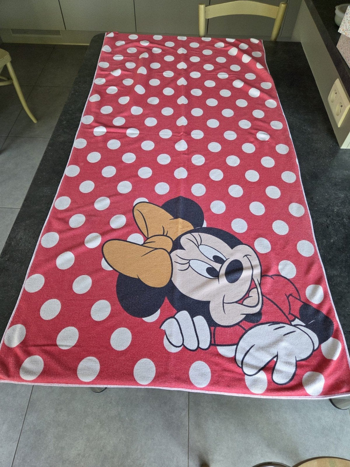 Strandlaken Minnie Mouse 67x147 cm, Kinderen en Baby's, Ophalen of Verzenden