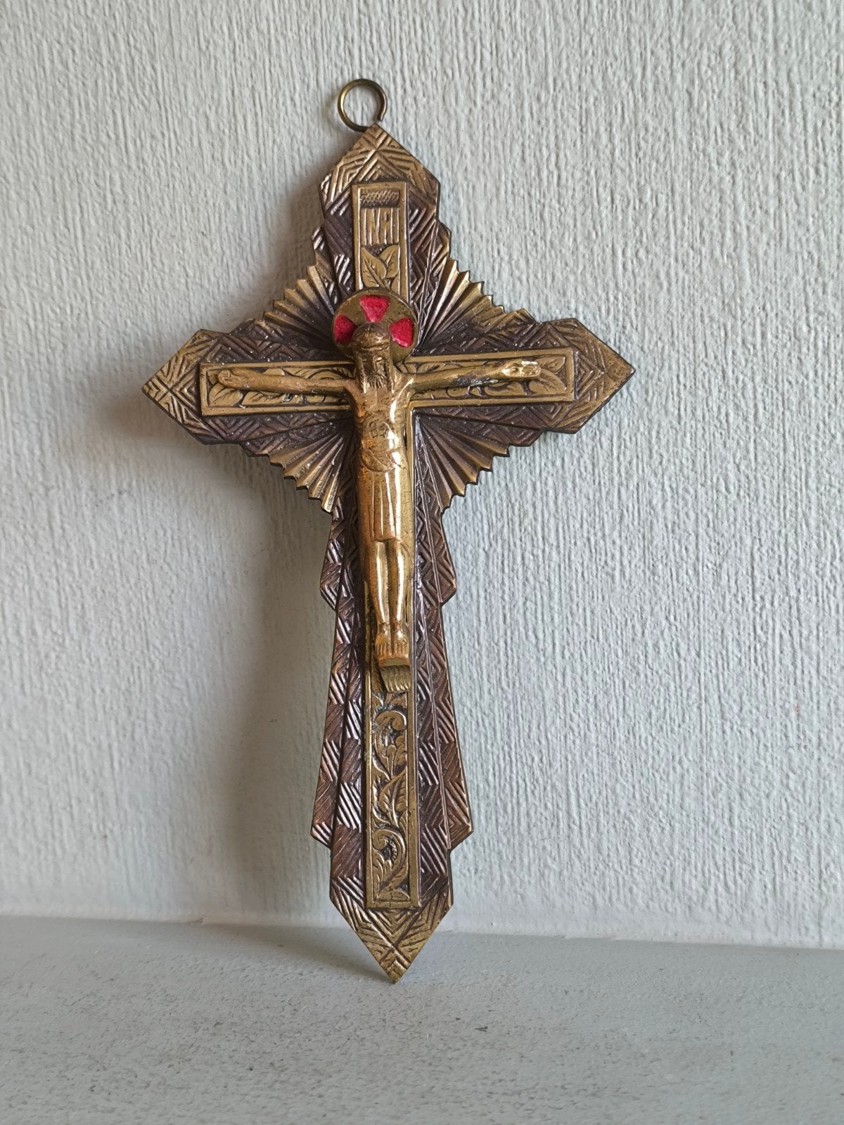 Art deco kruisbeeld, Antiek en Kunst, Ophalen of Verzenden