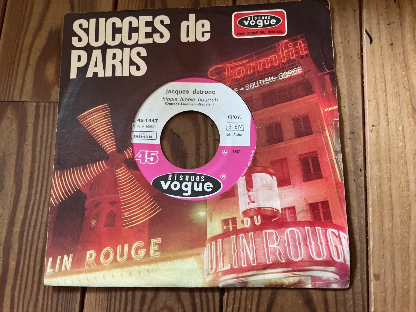7 » Jacques Dutronc - Hourrah hippie hippie, Enlèvement ou Envoi, Utilisé