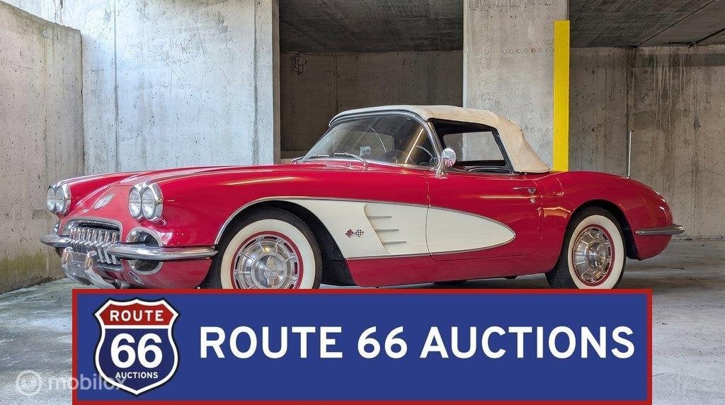 Chevrolet Corvette C1 | 1960 | Route 66 Auctions, Autos, Achat, Entreprise, Chevrolet, Boîte manuelle