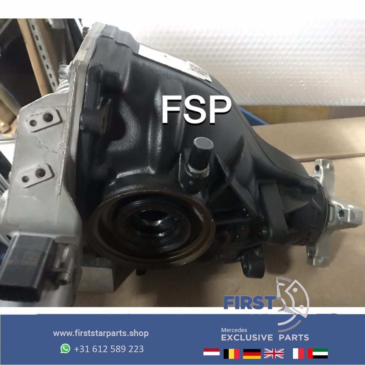 A2133510200 W205 C63 E63 S DIFFERENTIEEL COMPLEET Mercedes C, Auto-onderdelen, Gebruikt, -, Ophalen of Verzenden, -