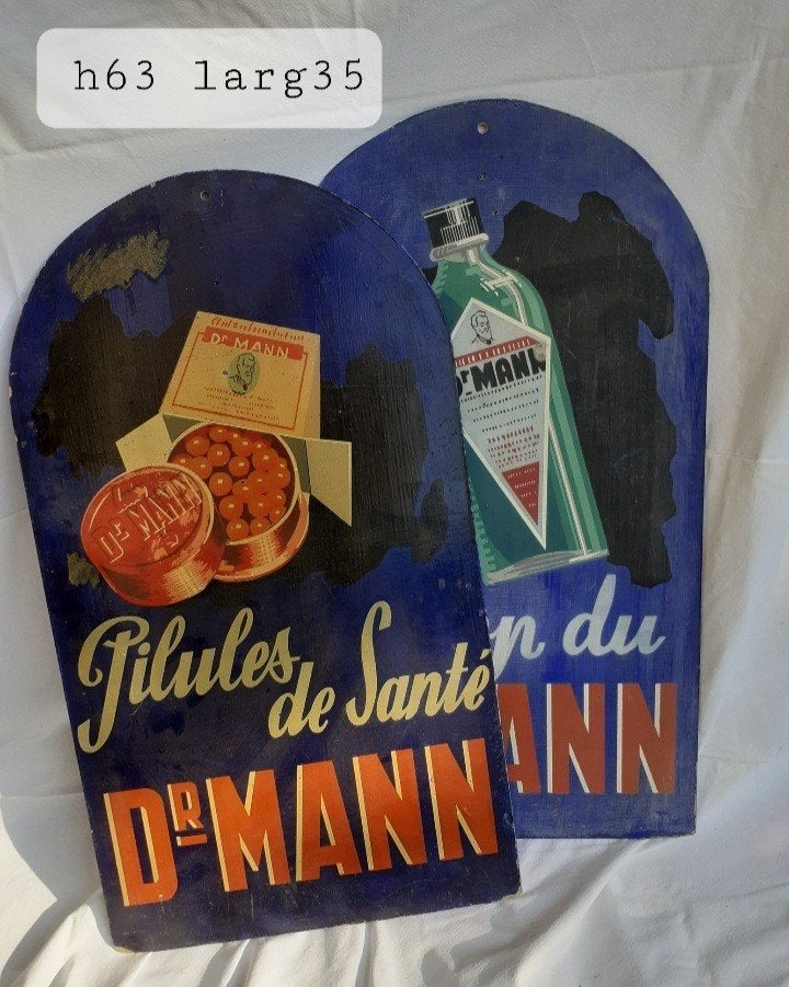 publicité ancienne pharmacie metier, Enlèvement