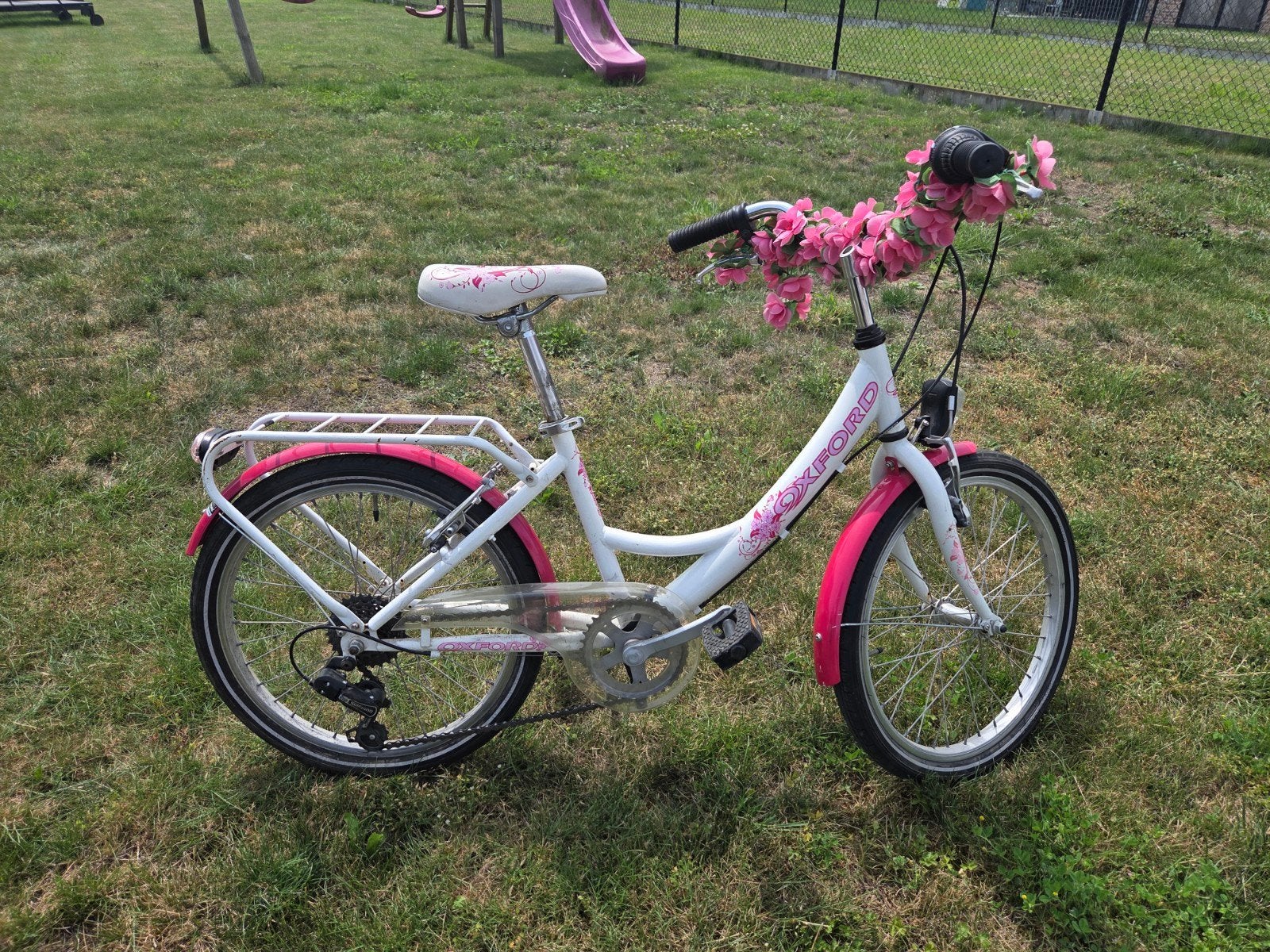 Meisjesfiets Oxford 3-9 jaar, Fietsen en Brommers, Ophalen, Velgrem, Versnellingen, Zo goed als nieuw