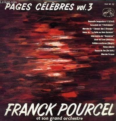 LP/ FRANK POURCEL > PAGES CELEBRES VOL 3, Cd's en Dvd's, Ophalen, 12 inch, LP