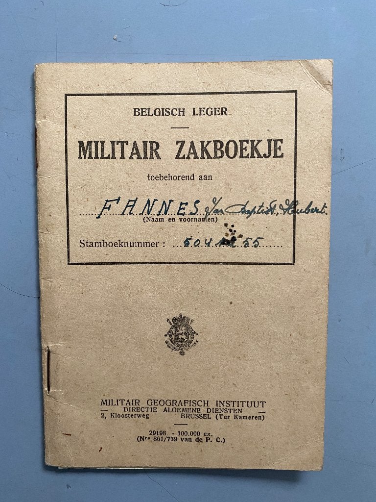 Militair zakboekje, 1950,, Boeken, Ophalen