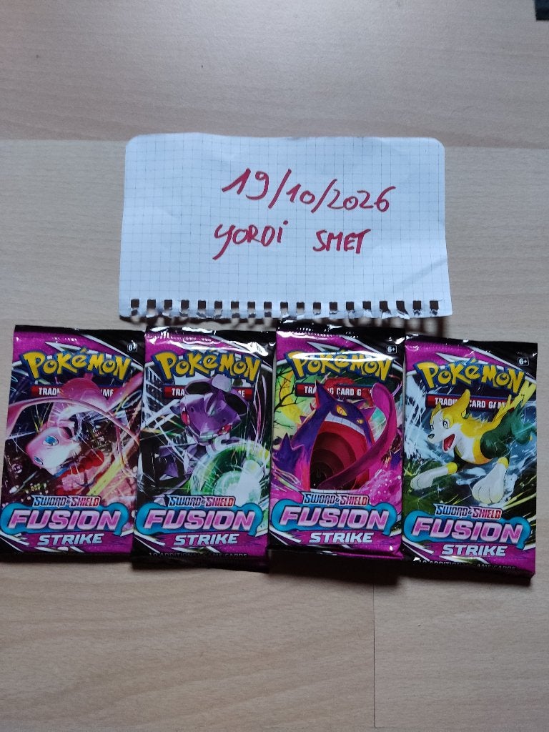 Fusion Strike booster packs art set, Enlèvement ou Envoi, Neuf, Booster