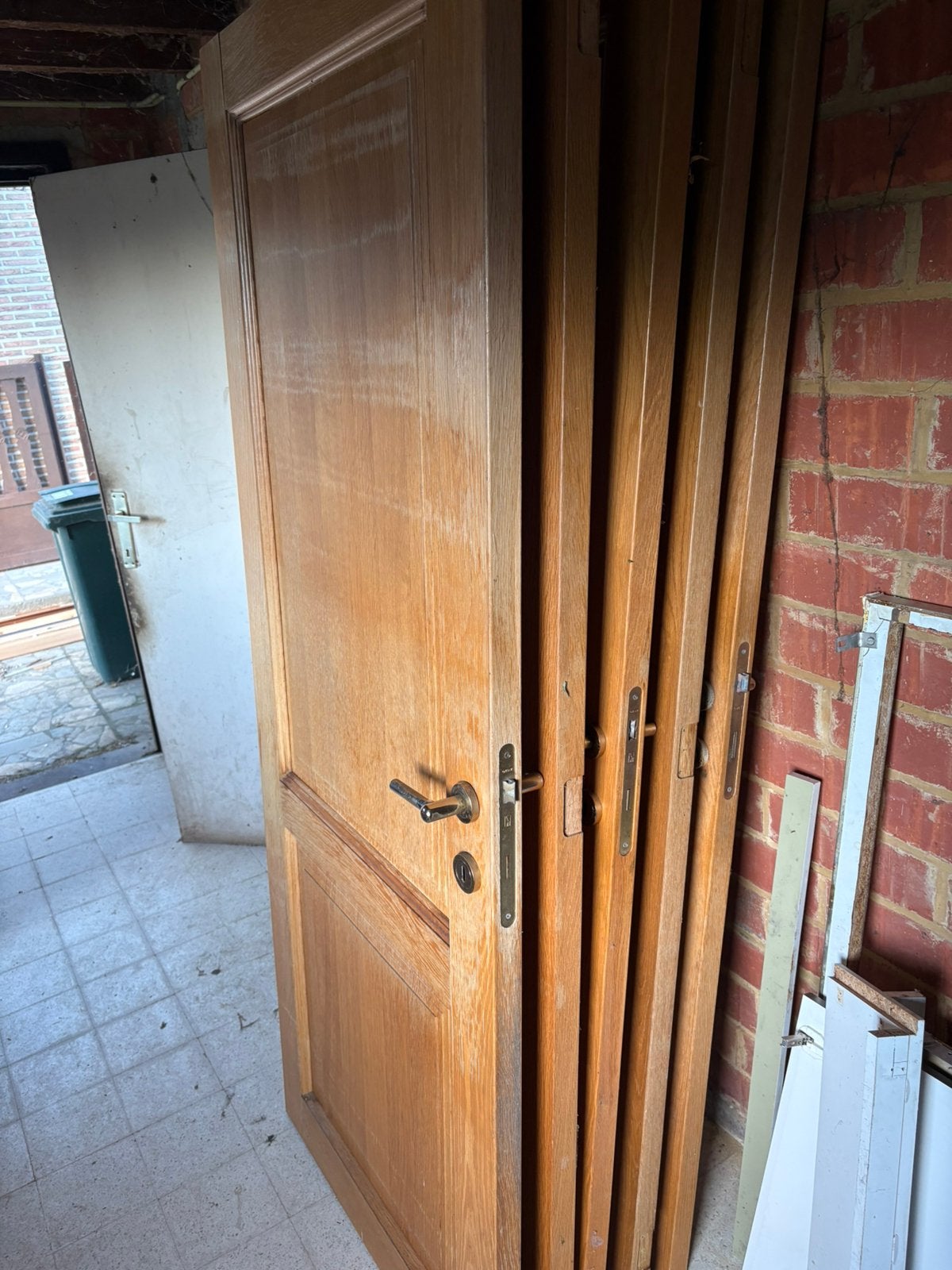 9 deuren - gratis af te halen, Doe-het-zelf en Bouw, Ophalen, Gebruikt, Minder dan 80 cm, Binnendeur