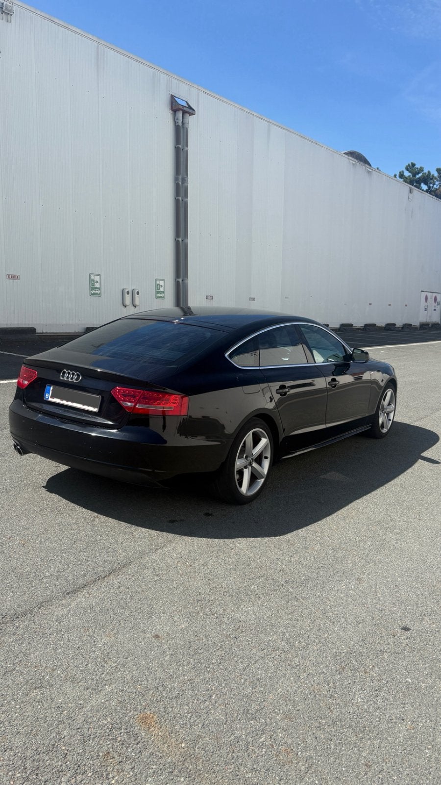 Audi A5 1.8 TFSI Automatique, Automaat, Leder en Stof, Zwart, 5 deurs