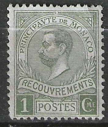 Monaco 8 - Yvert 8TX - Prince Albert Ier - 1 cm (ZG), Envoi, Monaco, Non oblitéré