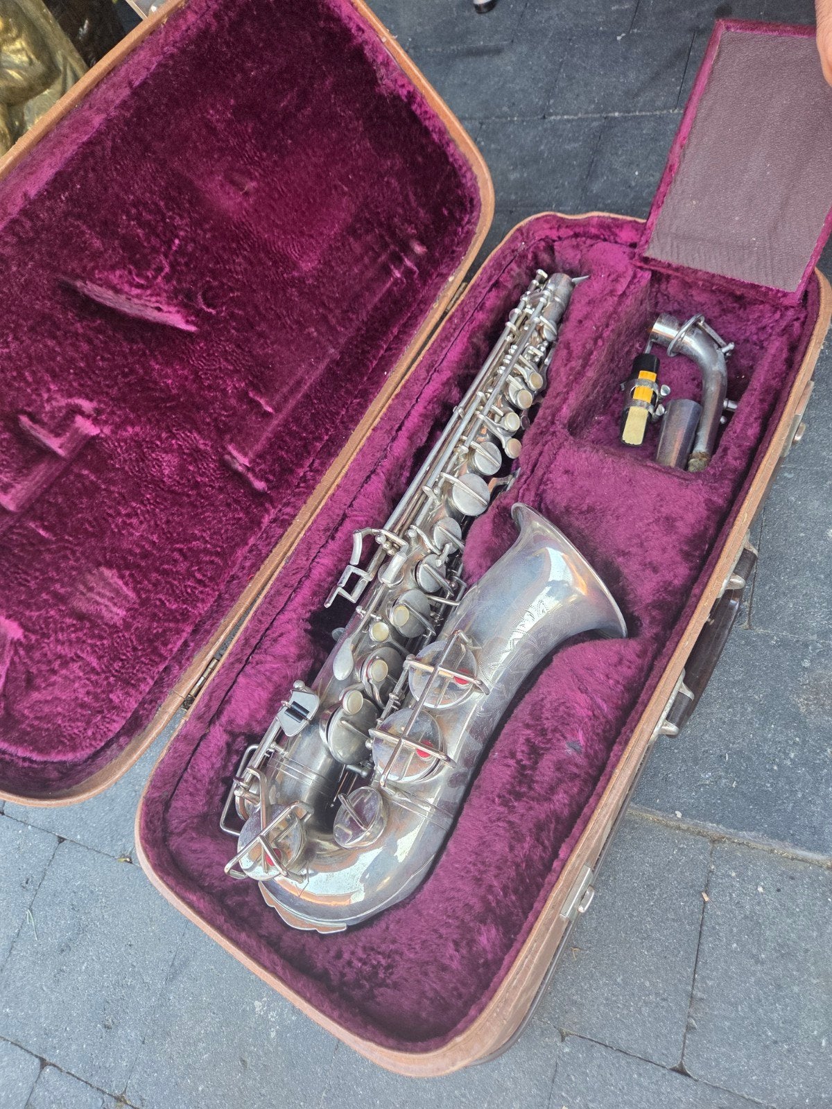 Vintage saxofoon, Musique & Instruments, Instruments à vent | Saxophones, Enlèvement