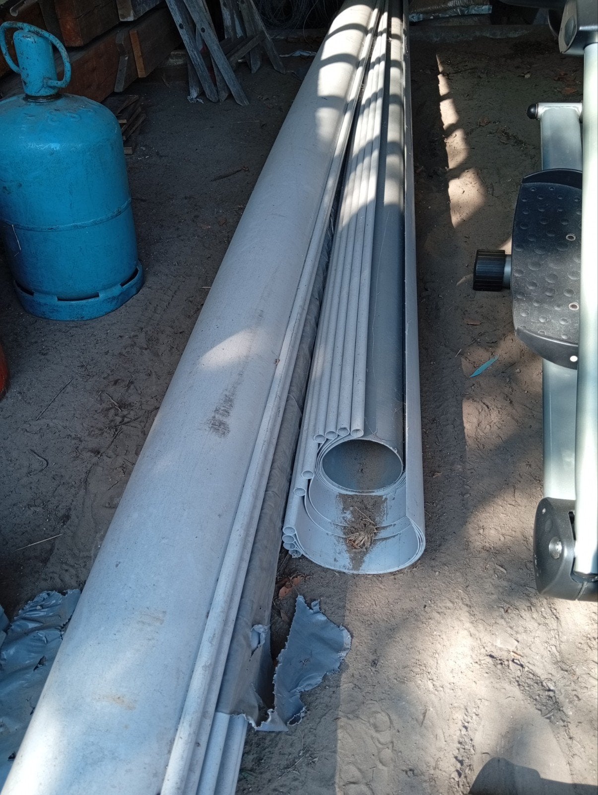 dakgoten PVC, Ophalen, PVC, Dakgoot