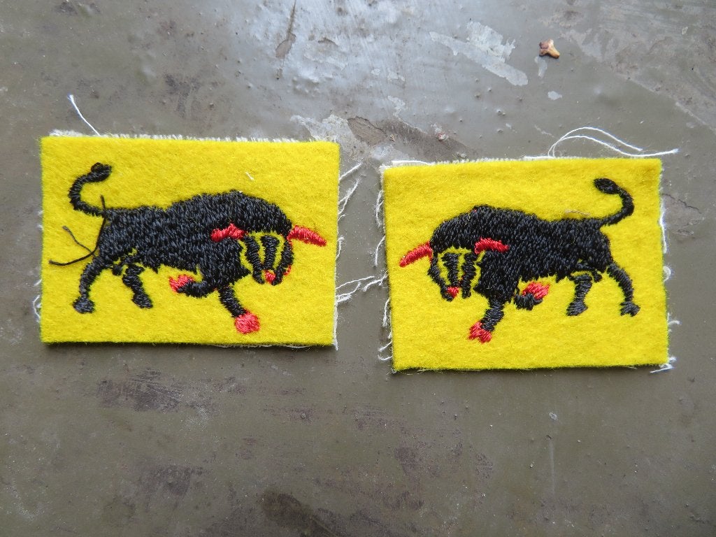 11th Armoured Division Brits ww2, Ophalen, Landmacht, Embleem of Badge