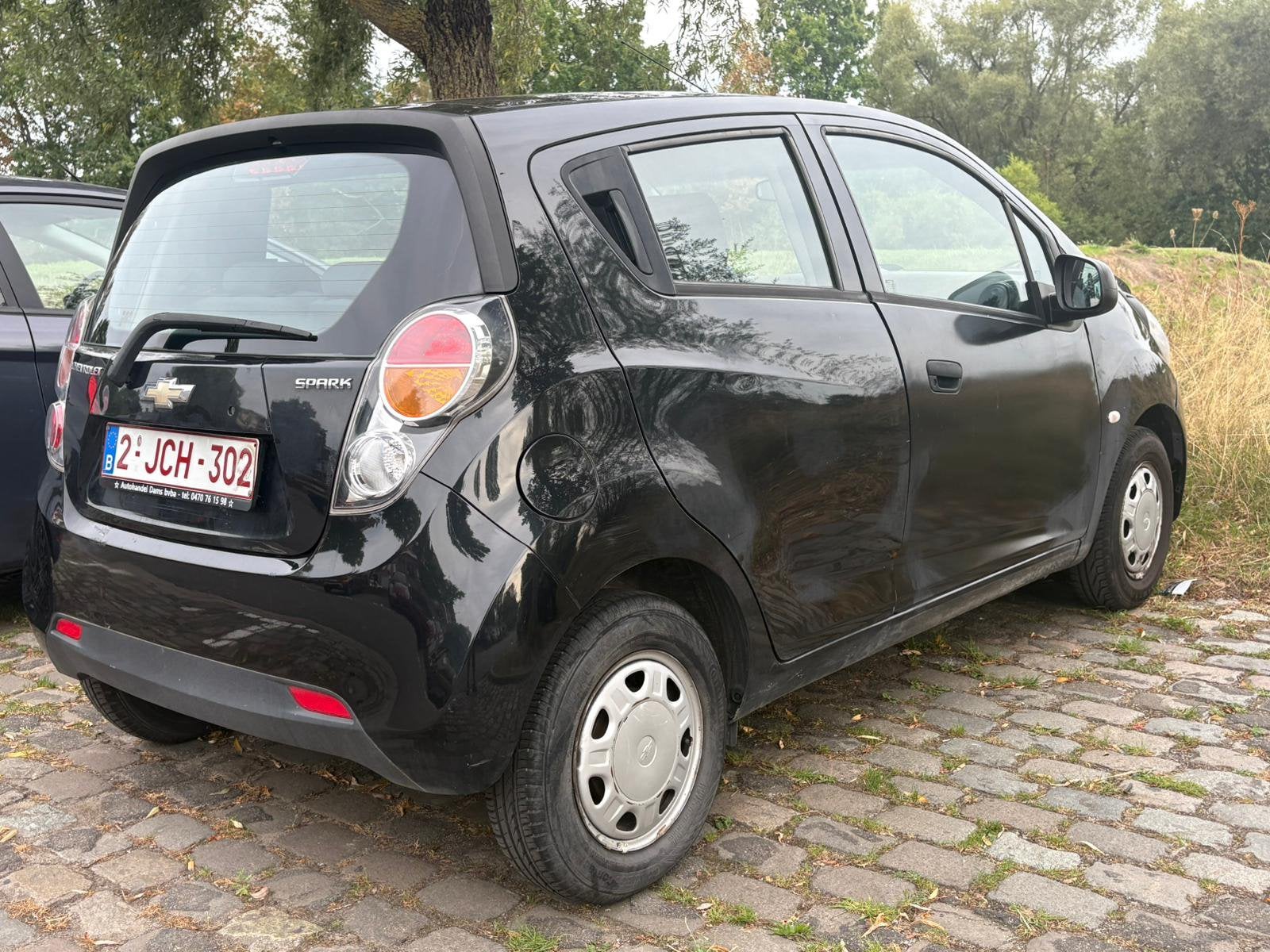 Chevrolet Spark benzine 2014, Auto's, Chevrolet, Euro 5, Zwart, 5 deurs, Particulier